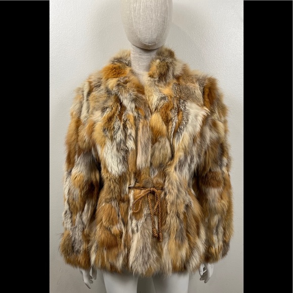 grekofilia Jackets & Blazers - STUNNING 1960’s GREKOFILIA FOX FUR JACKET M/L